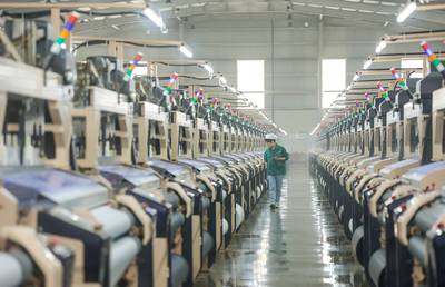 百川彩紡科技 節后全力抓生產趕訂單，奮力沖刺紡織業“開門紅”